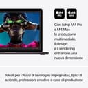 Apple 2024 MacBook Pro Portatile con chip M4 Pro, CPU 12 core e GPU 16 core: display Liquid Retina XDR 14,2", 24GB di memoria unificata, 512GB di archiviazione SSD; color Nero siderale - 3