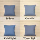 ggaimwf Tinta unita Copricuscino in Effetto Lino per divano Continentale Cuscino per letto Stile Nordico Colore Morandi Fatto a mano Piazza Federe per cuscini con cerniera invisibile 40x40 cm Set da 4 - 5