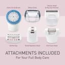 Panasonic ES-EY90-A511 Wet and Dry Epilator, Double Disc with 60 Tweezers, Flexible 90° Pivoting Head, 3 Speed Seting & LED Light, Up to 30 Minutes Operation Time. - 8