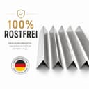 Premium Aromaschienen für Weber Spirit 300 Serie (E310, E320, E330) | 5er Set V2A Edelstahl 1.4301 | Rostfrei, extra langlebig & 100% Passgenau ab 2013 | Flavorizer Bars Ersatz Brennerabdeckungen - 5