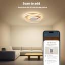 BAYHT Plafoniera LED Soffitto, 28W Lampada da Soffitto con Matter Compatibile con HomeKit, Alexa, Google e IFTTT, Moderna Plafoniera Intelligente per Soggiorno, Camera da Letto, Sala da Pranzo - 5