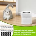 Sdivner 10 Pack Upgraded Filter Units 3.0 for PETKIT EVERSWEET Solo SE/EVERSWEET Solo 2 / EVERSWEET 3 PRO/EVERSWEET 3 PRO UVC Pet Water Fountains, 4 Layer Filtration Removes Impurities from Water - 6