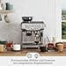 Sage - The Barista Express - Coffee Machine with Manual Milk Frother & Grinder - Automatic Grinding, Individual Milk Foam - Milk Jug with Temperature Control - Stainless Steel - 2