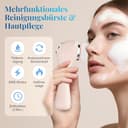 Rkdely Spazzola Pulizia Viso, 3-In-1 Massaggiatore Viso con EMS e riscaldamento, Spazzola Viso Elettrica con 4 Testine Intercambiabili per Pulizia Profonda, Per Detergere In Profondità (Rosa) - 2