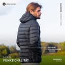 HÖHENHORN 21H12 Balmhorn Herren Jacke Midnight Black Hood Gr. M - 5