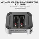ACASIS Mac mini M4 Dock & Stand with Dual-Bay NVMe SSD Enclosure, Aluminum HDMI Hub for Mac mini M4 and M4 Pro 2024, 4K60Hz HDMI,4 X 10G USB A, PD 30W, SD/TF, Support SSD B+M M-Key - 5