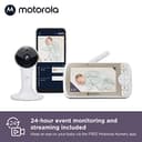 Motorola Baby Monitor VM65X - 5" WiFi Video Baby Monitor with Camera & Flexible Crib Mount, HD 1080p - Connects to Smart Phone App, 1000ft, 2-Way Audio, Remote Pan-Tilt-Zoom, Room Temp, Night Vision - 2