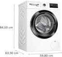Bosch WAN282K3, Serie 4, Frontlader Waschmaschine, 8 kg, 1400 UpM, SpeedPerfect, Maximale Energie- und Wasserersparnis, Nachlegefunktion, besonders hygienisch, AquaStop, IronAssist - 6