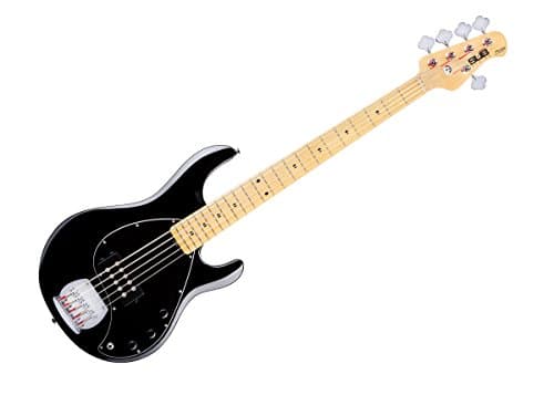 Sterling by Music Man StingRay Ray5 Bass Guitar in Black 5 String