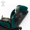Kinderkraft I-360 2 PRO Seggiolino auto 0-36 kg, I-SIZE 40-150 cm, Seggiolino 360 girevole, con Isofix Base, Reclinabile Posizione sdraiata, Poggiatesta regolabile, Gruppo 0 1 2 3, Verde - 6