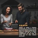 Tabla cortar cocina XL de madera con afilador integrado. Tabla cocina de madera multifuncional para cortar y picar carne, embutidos, queso, pan... Tabla de madera para cocina realizada en bambu - 7