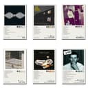 TOBIANG Arctic Poster Monkeys - Póster de lienzo con portada de álbum musical (juego de 6) sin marco: 20 x 30 cm - 1