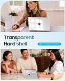 Fintie Hülle Kompatibel mit MacBook Air 15 Zoll M5 M4 M3 M2 A3448 A3241 A3114 A2941 (2026-2023), Ultradünne Hartschale Schutzhülle Snap Case Cover Kompatibel mit MacBook Air 15", Transparent - 7