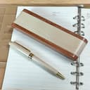 Funmo Penna di firma classica, Penna a sfera vintage fatta a mano naturale,Penna a sfera in legno fatta a mano,con incisione di alta qualità Scatola regalo aziendale - 7