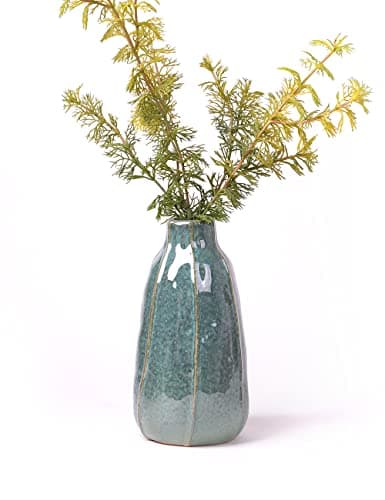 HAUCOZE Cerámica Jarrones Salon Decorativa Escultura Flores Figura Regalo Modern Estatua Interior Arte Decoración del Hogar 21cm