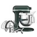 KitchenAid Robot de Cocina - Artisan - Batidora amasadora multifunción con bol elevable de Acero Inoxidable 6,6 L - Batidora de repostería con 5 accesorios - Pebbled palm - 1