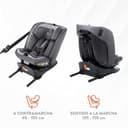 BABYAUTO – Silla de coche CARIO iFix 40-150 cm i-Size – Isofix + Top Tether – Giro 360° – A contramarcha hasta 105 cm – 4 posiciones de reclinado – Reposacabezas ajustable en altura - 3