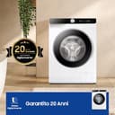 Samsung Lavatrice Slim AI Control WW90DG6G94LK/U3 Libera installazione, 9 Kg, Wifi, Ecodosatore, AI Energy Mode, Carica Frontale, Corpo: Bianco, Oblò e Pannello: Nero, 59,5l x 85h x 46,5p cm - 11