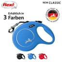 flexi® Classic L Gurt 8 m blau, Roll-Leine für Hunde bis 50 kg - 4