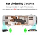 Supporto per Parcheggio Senza Fili, Supporto per la Retromarcia con 4 Sensori di Parcheggio PDC Posteriori, Kit di Rilevamento Della Distanza con Display LED Senza Fili per Auto, SUV, Furgoni, Camper - 4