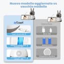 ieGeek 2k Baby Monitor Video e Audio con 5" LCD, Telecamera Bambini con Monitor Supporto Controllo Tramite APP Mobile & Monitor, 3000 mAh Batteria Ricaricabile, 3 Tipi di Rilevamento Intelligente - 3