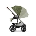 CYBEX Gold TALOS S LUX Kinderwagen, Ab Geburt bis 22 kg (ca. 4 Jahre), Mit Offroad-Federung, verstellbarem Griff und ergonomischer Liegeposition, Moss Green - 11