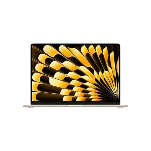 MacBook Apple Air 15 512 Go SSD 24 Go RAM Puce M4 CPU 10 cours GPU 10 cours Lumière Stellaire