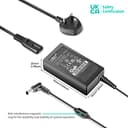 HKY 16V Power Supply Adapter for Fujitsu ScanSnap iX1500 iX1400 iX1600 iX500 SV600 S510 Document Scanner PA03770-B001 PA03770-B215 PA03656-B005 PA03820-B111 PA03820-B235 PA03770-B635 UK Mains Charger - 6