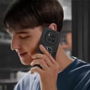 Btstring Cover per Honor Magic6 Pro, Grado Militare Custodia Con Cavalletto in Metallo Rotante a 360°, Hard PC Back Cover e TPU Bumper Antiurto Case- Nero - 7