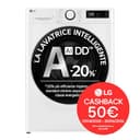 LG AI DD F4R3013NSWB Lavatrice a Carica Frontale 13kg Serie R3, Classe A-20%, 1400 giri, AIWash, Lavaggio a vapore, Motore Direct Drive, Cestello a bolle, Smart Diagnosis, Libera installazione, Bianca - 2