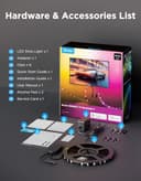 Govee TV LED Backlight 2 Cuttable to fit, RGBWIC 4.4m LED Strip Lights for 32-70 Inch TVs to Easy Install, TV Backlight with 210+ Scene Modes Work with Matter, Music Sync, Smart App Control, DIY - 8