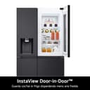LG GSXE91EVAD Frigorifero Americano Side by Side InstaView Door-in-Door, Classe D, 628 L, Wi-Fi, Frigorifero con Dispenser Acqua UVnano Senza Allaccio, Tecnologia Door and Linear Cooling, Acciaio Nero - 5