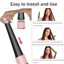 Long Conical Barrel for Dyson Airwrap HS01 HS05 HS08, 0.78-1.4Inch/ 20-36mm Auto-Wrap Curlers, Self-Curling Hair Roller Curlers Attachment, Pink - 7