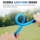 Ampvolts Manguera de Alta Presión 10M Anti-Torsión para Bosch AQT Aquatak – 250 Bar / 3600 PSI Manguera de Repuesto Flexible para Hidrolimpiadora Jet Wash, Conexión Rápida, Uso Todo Clima, Azul - 2