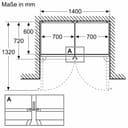 Bosch KGN49VXCT, Serie 4, XXL-Stand-Kühl-Gefrier-Kombination, 203 x 70 cm, 311 L Kühlen & 129 L Gefrieren, Gefrierbereich unten, NoFrost, VitaFresh XXL, PerfectFit, Gebürsteter Stahl - 12