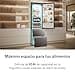 Haier 3D 60 Series 5 HTW5620CNMP - Frigorífico Combi, Cajones Direct Access, WIFI, Botellero, Motor Inverter, My Zone Pro, Humidity Zone, Total No Frost, AnxAl 59,5x205cm, 414L, Luz LED, Inox oscuro - 4