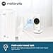 Motorola Nursery VM482ANXL - Video Baby Monitor - Camera - Infrared Night Vision - High Sensitive Microphone, White/Silver - 2