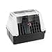 Ferplast ATLAS CAR 80 SE Trasportino per Cani da Auto con Portaoggetti, Maniglie, Griglia Ventilazione, Doppia Apertura Scorrevole con Chiusura Sicura, Max 20 kg, 82 x 51 x h 61 cm - 1