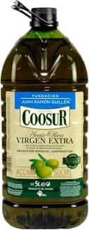 COOSUR - Aceite de Oliva Virgen Extra 5 Litros, Ideal para Cocinar o en Crudo, Aceite Oliva Virgen Extra Cooperativa - Garrafa PET 5 Litros - 1