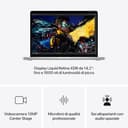 Apple 2024 MacBook Pro Portatile con chip M4, CPU 10 core e GPU 10 core: display Liquid Retina XDR 14,2", 16GB di memoria unificata, 1TB di archiviazione SSD; color Argento - 5