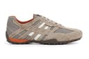 Geox Herren U Snake K Sneaker, Beige Dk Orange, 42 EU - 2