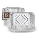 TYH Supplies Confezione da 60 padelle in alluminio da 15,5 x 10,5 cm, compatibili con griglie Napoleon Prestige I, Prestige II, Prestige V, PRO, Mirage, Ultra Chef - 8