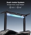 MAIDeSITe T2 Pro Max Scrivania Elettrico Regolabile in Altezza, Regolabile a 135 cm, Capacità di Carico 160kg, con Sistema di Controllo Piano-Master e Funzione di Protezione Anti-collisione - 6