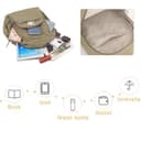 ZOVYRON Fashion Backpack for Women - Cute Nylon Rucksack Large Capacity Anti Theft Shoulder Bag Stylish Casual Daypacks with Multi-pocket for Work Travel & Daily Use (Black) - 3