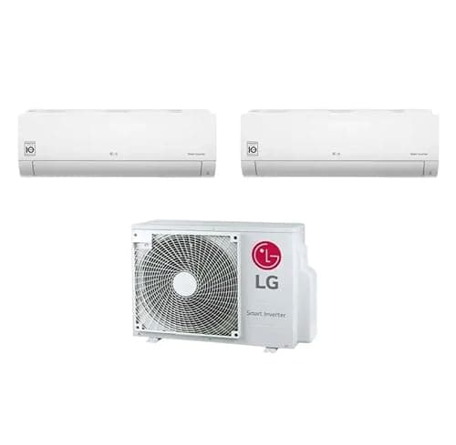 Climatizzatore LG Libero Smart wifi dual split 9000+12000 btu inverter con R32 MU2R15 in A+++
