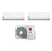 Climatizzatore LG Libero Smart wifi dual split 9000+12000 btu inverter con R32 MU2R15 in A+++ - 1