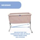 Chicco Next2Me Babybett, Beistellbett Für Cosleeping, Kinderbett Mit Matratze, 94 x 69 x 81 cm, 9 Kg, Beige - 8