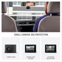 Garmin Dash Cam 57, 1440p HD Video, 140-degree Field of View, Voice Controlled, Pocket Size Dash Camera, Automatic Recording, Incident Detection with GPS, Dual USB charger included - 2
