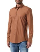 HUGO C-jenno, Camicia Uomo, Medium Brown212, 44 - 1