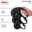 flexi® Classic M Seil 8 m schwarz, Roll-Leine für Hunde bis 20 kg - 6